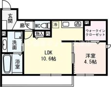 Chouchouにおの浜の間取り画像