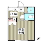 サザンクロスⅠの間取り画像