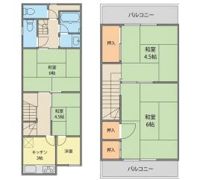 生江テラスハウスの間取り画像
