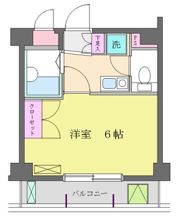 エスコート中野大和町の間取り画像