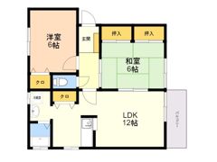 メルベーユ Aの間取り画像