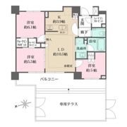 ザ・パークハウス板橋大山大楠ノ杜の間取り画像
