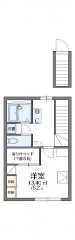 レオパレスウィル77の間取り画像