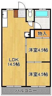 パルコチェントラーレの間取り画像