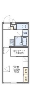 レオパレスフォレーの間取り画像