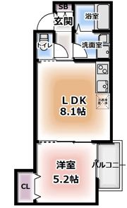 INOVE門真野里Southの間取り画像