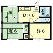 メゾン上ノ郷Aの間取り画像