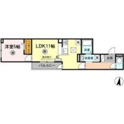 ソレイユ上安の間取り画像