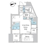 デュオフラッツ池尻大橋ノリスの間取り画像
