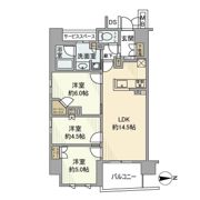 ジオ山科椥辻サウスの間取り画像