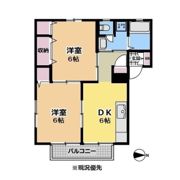 サンライトフラッツB棟の間取り画像