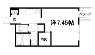 ウェルスクエア京都西陣WESTの間取り画像