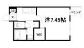 ウェルスクエア京都西陣WESTの間取り画像