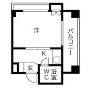 シティアーク天王寺の間取り画像