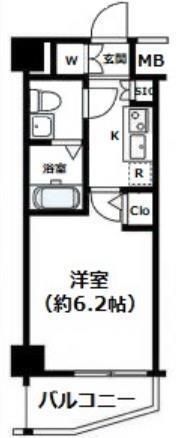 プレール・ドゥーク品川仙台坂の間取り画像