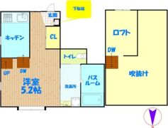 Blanc de blancs(ブラン ドゥ ブラン)の間取り画像