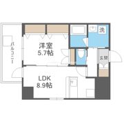 スプランディッド江坂駅前の間取り画像