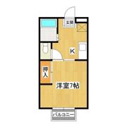AKコーポB棟の間取り画像