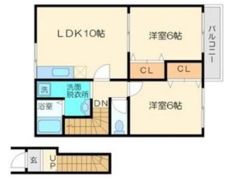 コスモハイツセブンの間取り画像