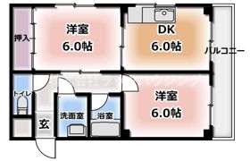 門真第2マンションの間取り画像