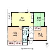 アネックス布瀬の間取り画像