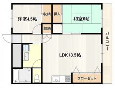 ad.one`s皆賀の間取り画像