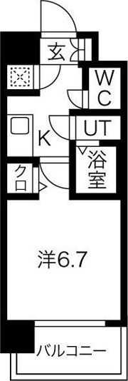 レジュールアッシュザ・パークフロントの間取り画像