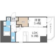 セレニテ東梅田アリエの間取り画像
