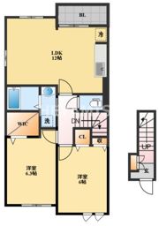 エクセレントⅡ Aの間取り画像