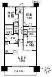パークホームズノースゲートスクエアの間取り画像