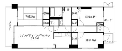 サンクレスタ緑町の間取り画像