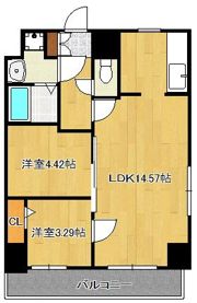 ALiSS歯科大前の間取り画像