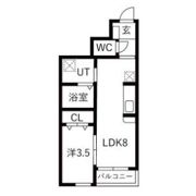 RS ResidenceⅡの間取り画像