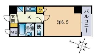 ソシアル六本松の間取り画像