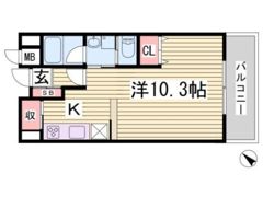 アーバネックス神戸駅前の間取り画像
