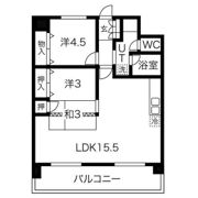 朝日プラザ広瀬川の間取り画像
