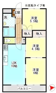 ネクスト倉田 東館の間取り画像