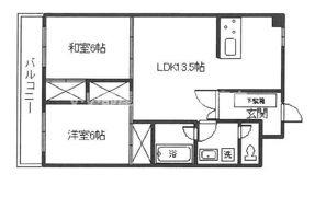 マンション輝宣の間取り画像