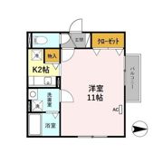 リビングタウン二の宮 Aの間取り画像
