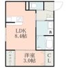 ラ・ポルテ合志南の間取り画像