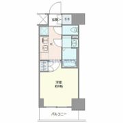 GENOVIA阪東橋Ⅱskygardenの間取り画像