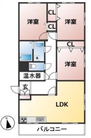 第5高宮コーポラスの間取り画像