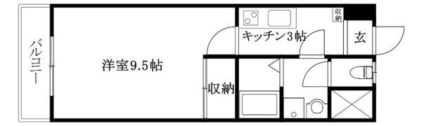 ハーモニーコートの間取り画像