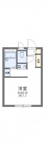 レオパレスクローバーの間取り画像