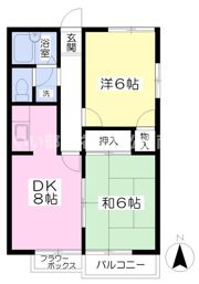 レピュート朝生田の間取り画像