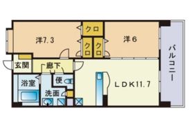ウエストキーファー2の間取り画像