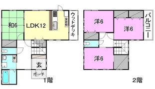 下伊台町 白石一戸建の間取り画像