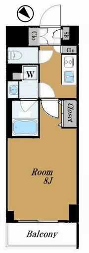 コンシェリア東京BAYSIDE COURTの間取り画像