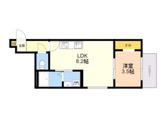 Crecia周船寺 1の間取り画像