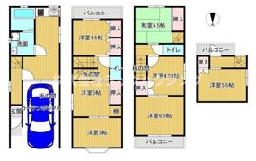 南野口町戸建の間取り画像